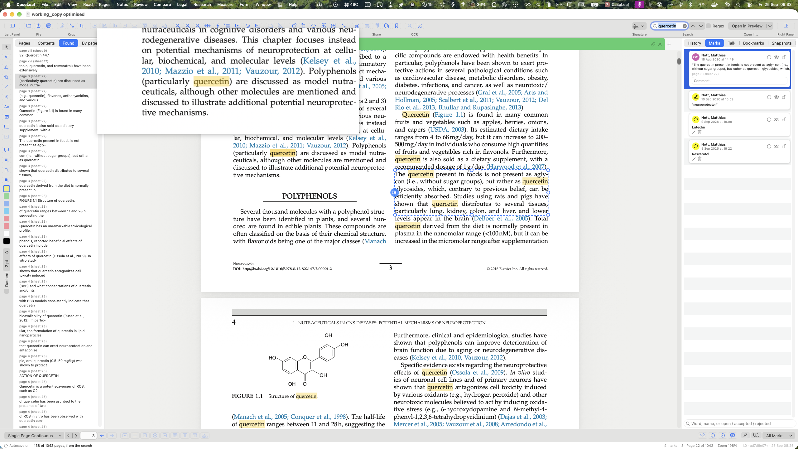 Finding text in a document